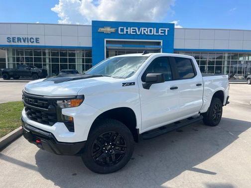 Summit White 2026 Chevrolet Silverado 1500 Custom Trail Boss