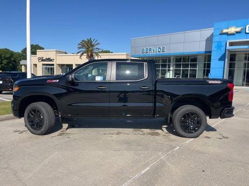 Black 2026 Chevrolet Silverado 1500 Custom Trail Boss