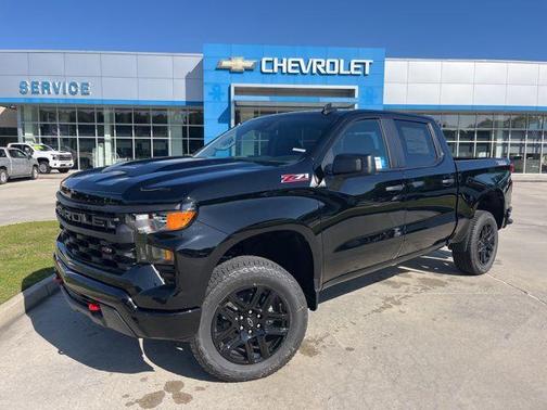 Black 2026 Chevrolet Silverado 1500 Custom Trail Boss