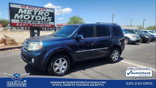 Bali Blue Pearl 2010 Honda Pilot Touring