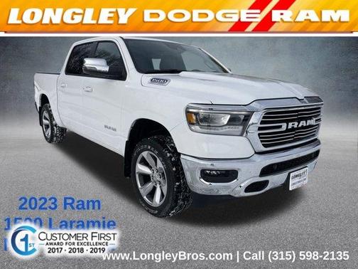 Bright White Clearcoat 2023 RAM 1500 Laramie