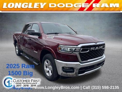 Delmonico Red Pearlcoat 2025 RAM 1500 Big Horn/Lone Star