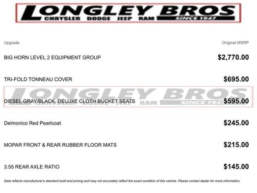 Delmonico Red Pearlcoat 2025 RAM 1500 Big Horn/Lone Star