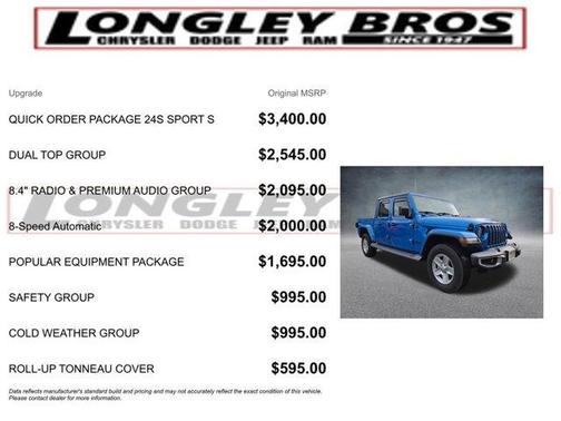 2021 Jeep Gladiator Sport