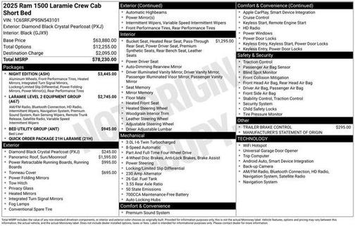 2025 RAM 1500 Laramie