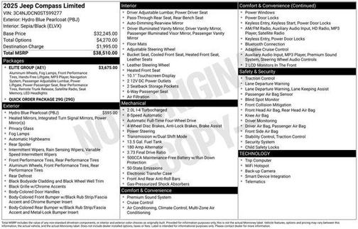 2025 Jeep Compass Limited