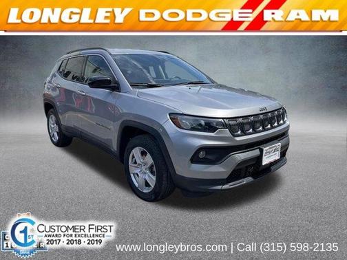 Billet Silver Metallic Clearcoat 2022 Jeep Compass Latitude