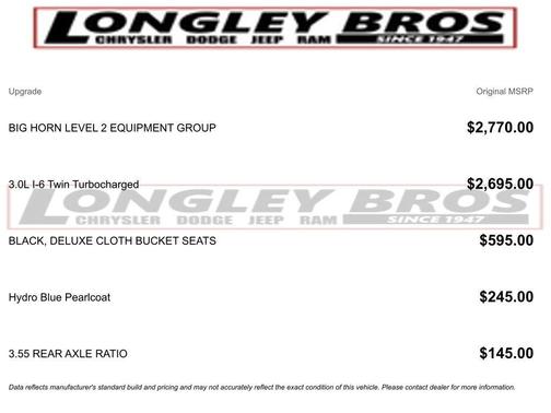 2025 RAM 1500 Big Horn/Lone Star