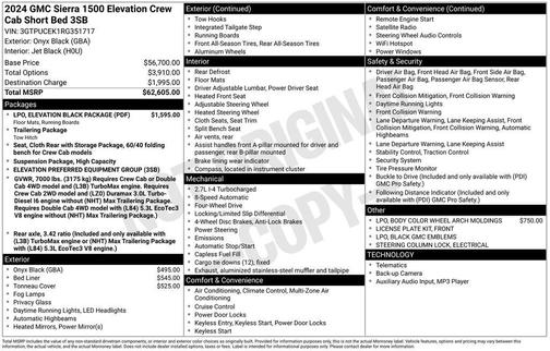 2024 GMC Sierra 1500 Elevation