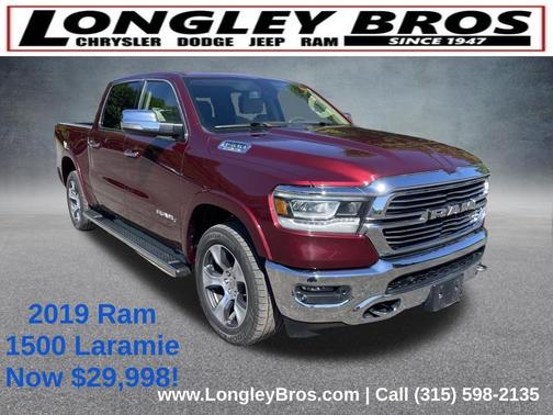 Delmonico Red Pearlcoat 2019 RAM 1500 Laramie