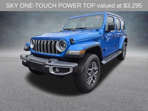 Hydro Blue Pearl 2026 Jeep Wrangler Sahara