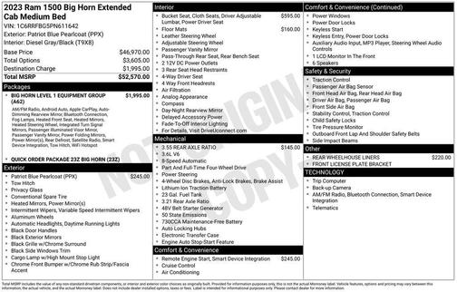 2023 RAM 1500 Big Horn