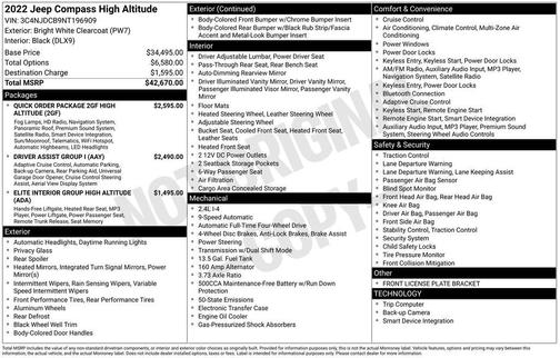 2022 Jeep Compass Altitude