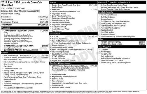 2019 RAM 1500 Laramie