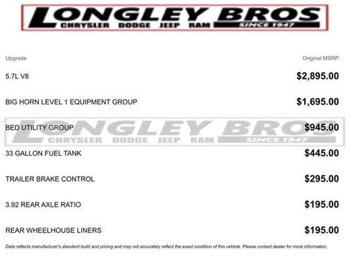 Canyon 2026 RAM 1500 Big Horn/Lone Star