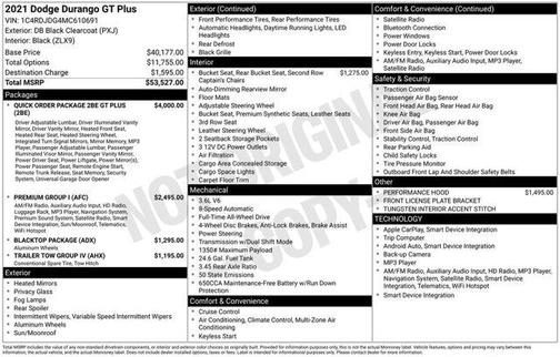 2021 Dodge Durango GT