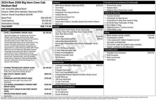 2024 RAM 2500 Big Horn