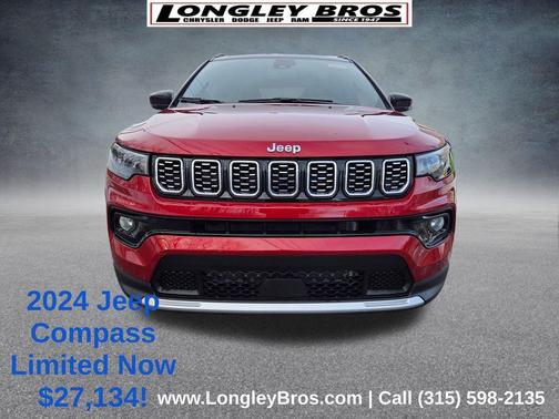 Red 2024 Jeep Compass Limited