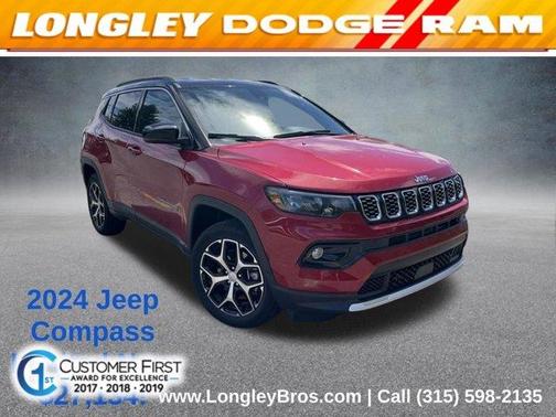 Red 2024 Jeep Compass Limited