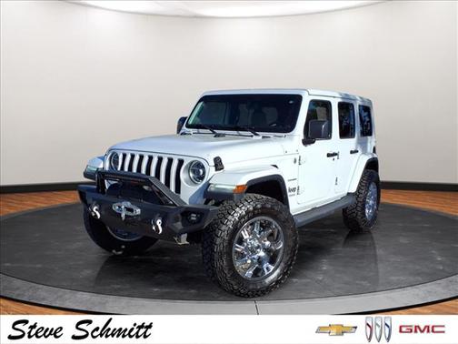 Bright White Clearcoat 2018 Jeep Wrangler Unlimited Sahara