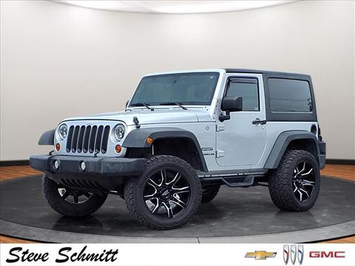 Bright Silver Metallic Clearcoat 2012 Jeep Wrangler Sport