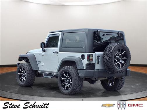 Bright Silver Metallic Clearcoat 2012 Jeep Wrangler Sport