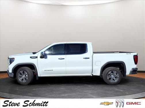 Summit White 2024 GMC Sierra 1500 SLT