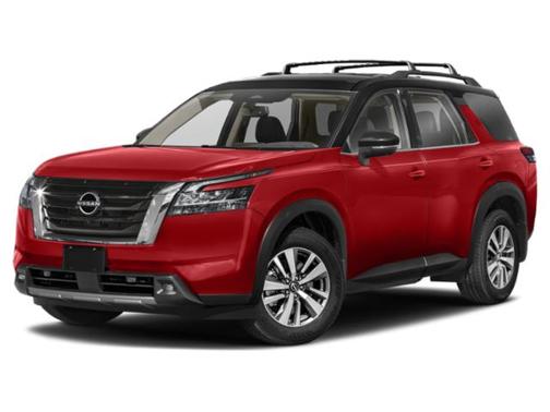 Scarlet Ember Tintcoat/Super Black 2023 Nissan Pathfinder SL 4WD