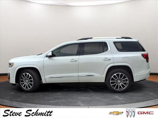 White Frost Tricoat 2022 GMC Acadia Denali