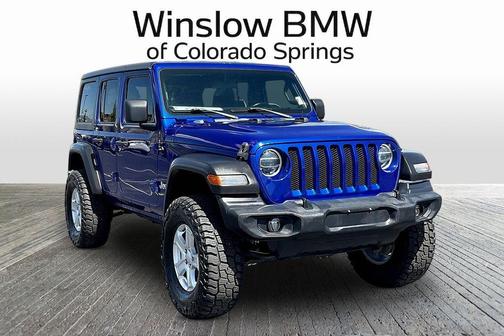 Ocean Blue Metallic 2020 Jeep Wrangler Unlimited Sport