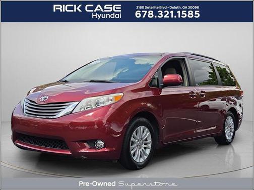 Salsa Red Pearl 2015 Toyota Sienna XLE