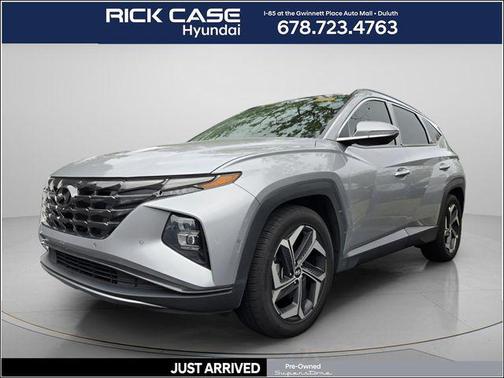 Shimmering Silver 2022 Hyundai TUCSON Limited