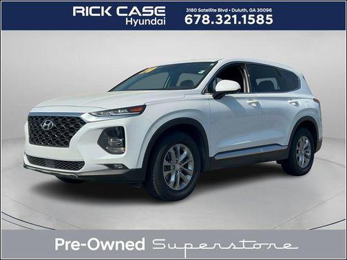 Quartz White 2020 Hyundai SANTA FE SEL 2.4
