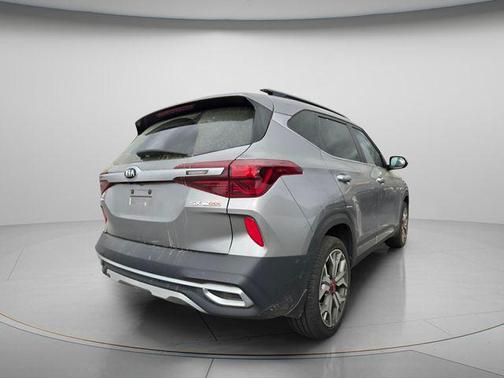Steel Gray 2021 Kia Seltos SX Turbo
