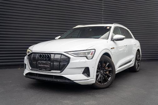 Glacier White 2019 Audi e-tron Prestige