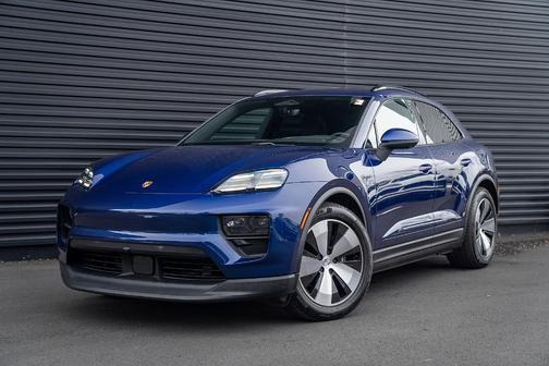Blue 2025 Porsche Macan 4