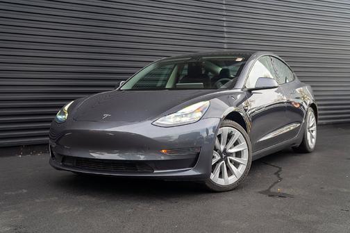 Gray 2021 Tesla Model 3 Standard Range Plus