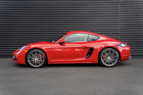 Carmine Red 2023 Porsche 718 Cayman GTS 4.0