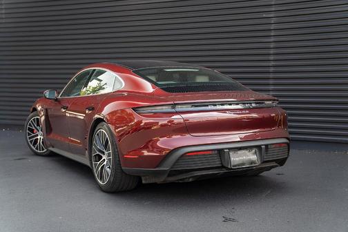 Cherry Metallic 2023 Porsche Taycan 4S