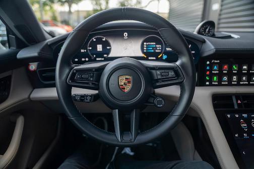 Cherry Metallic 2023 Porsche Taycan 4S