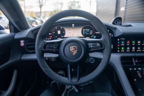 Blue 2024 Porsche Taycan GTS