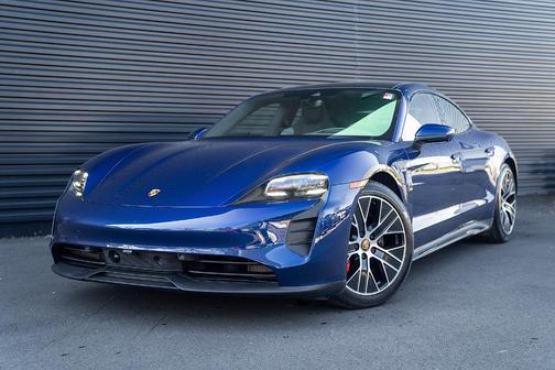 Blue 2024 Porsche Taycan GTS
