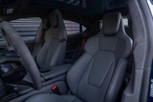 Blue 2024 Porsche Taycan GTS