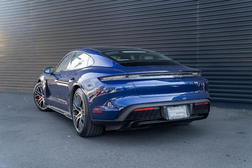 Blue 2024 Porsche Taycan GTS