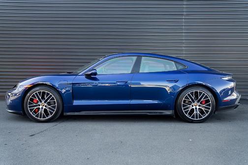 Blue 2024 Porsche Taycan GTS