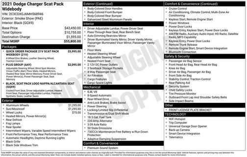 2021 Dodge Charger Scat Pack