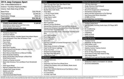 2014 Jeep Compass Sport
