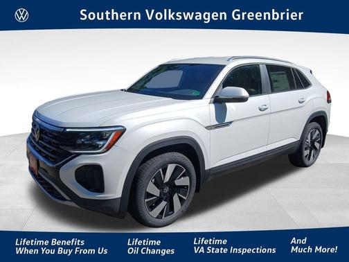 Opal White Pearl 2026 Volkswagen Atlas Cross Sport 2.0T SE w/Technology