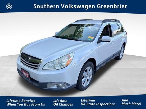 Satin White Pearl 2010 Subaru Outback 2.5i Premium