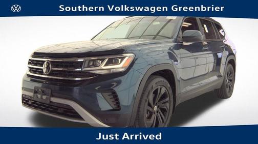 Tourmaline Blue Metallic 2022 Volkswagen Atlas 3.6L SE w/Technology